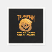 Trumpkin maakt Halloween weer geweldig grappig pol Servet (Voorkant)