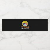 Trumpkin maakt Halloween weer geweldig grappige Qu Waterfles Etiket (Enkel label)