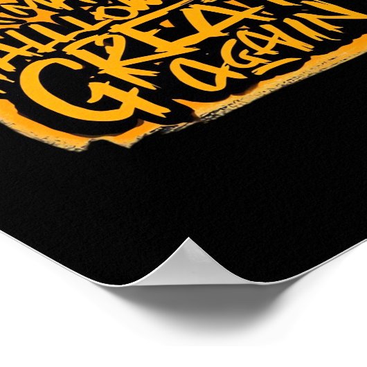 Trumpkin maakt Halloween weer geweldig - Herfstlui Poster (Hoek)