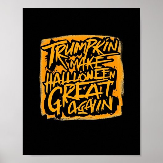 Trumpkin maakt Halloween weer geweldig - Herfstlui Poster (Voorkant)