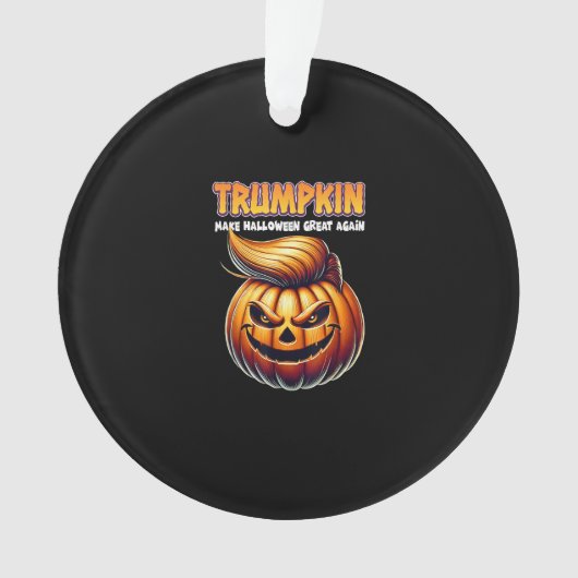 Trumpkin maakt Halloween weer geweldig Jack O Lant Ornament (voorkant)