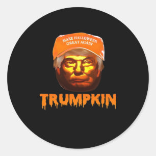 Trumpkin maakt Halloween weer geweldig luiaard Ronde Sticker