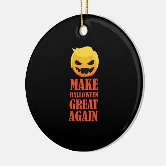 Trumpkin maakt Halloween weer geweldig - MAGA Pump Keramisch Ornament (Links)