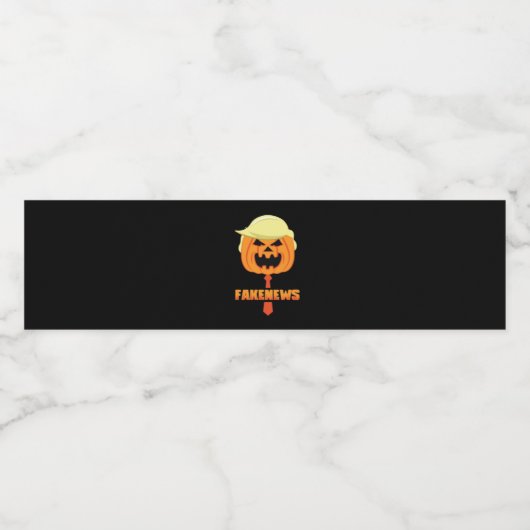 Trumpkin maakt Halloween weer geweldig - Nieuws Cl Waterfles Etiket (Enkel label)