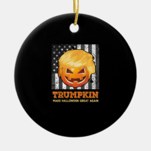 Trumpkin maakt Halloween weer geweldig President P Keramisch Ornament
