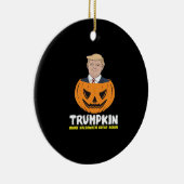 Trumpkin maakt Halloween weer geweldig - Sati Keramisch Ornament (Rechts)