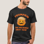 Trumpkin maakt Halloween weer geweldig T-shirt (Voorkant)