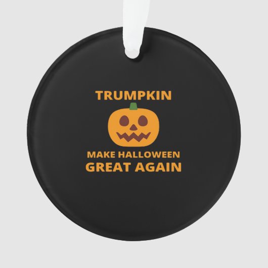 Trumpkin maakt Halloween weer geweldig, Trumpkin H Ornament (voorkant)