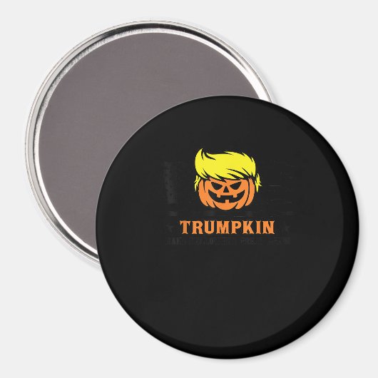 Trumpkin maakt Halloween weer geweldig VS Vlag gra Magneet (Voorkant / Achterkant)
