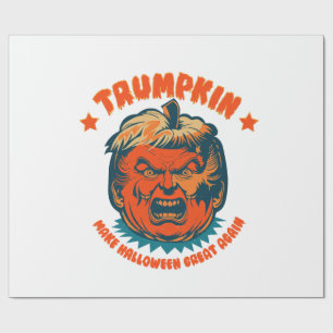 trumpkin maakt halloween weer leuk funny cadeaupapier