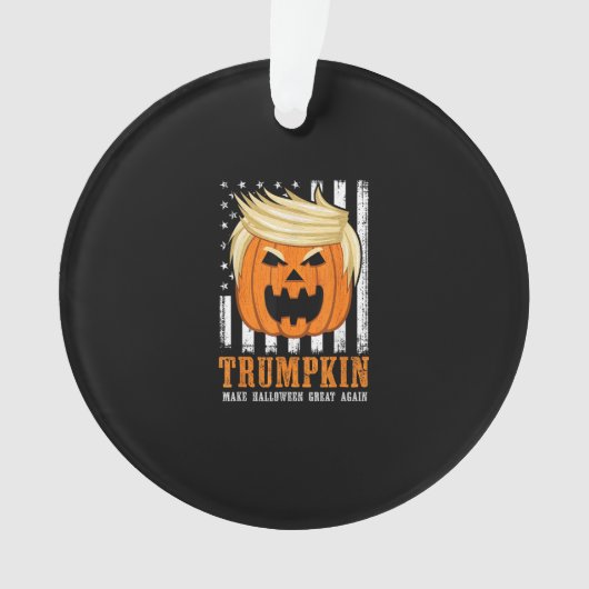 Trumpkin maakt Halloween weer leuk Ornament (voorkant)