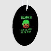 Trumpkin Make Halloween Great Again Grab Em' beroe Ornament (voorkant)