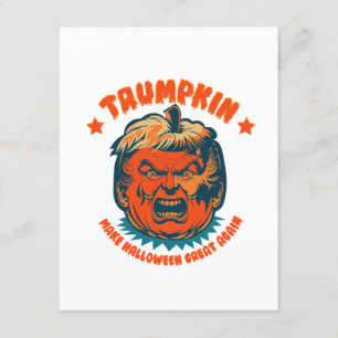 Trumpkin maken Halloween weer geweldig grappig Informatiekaartje