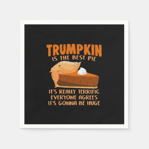 Trumpkin Pie Funny Design - Thanksgiving Party Hol Servet