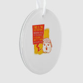 Trumpkin Pumpkin Grappig Halloween Quote Ornament (voorkant)