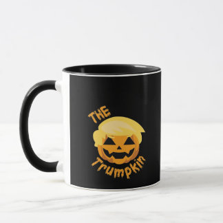 Trumpkin Pumpkin Halloween Design – Luiaard Kostuu Mok