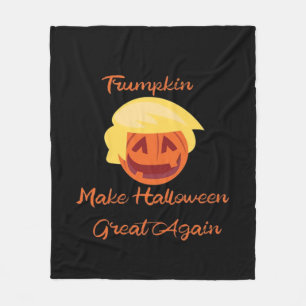 Trumpkin Pumpkin Halloween Design – Spooky Basic S Fleece Deken