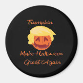 Trumpkin Pumpkin Halloween Design – Spooky Basic S Magneet (Voorkant)