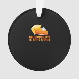 Trumpkin Pumpkin Pie Funny Thanksgiving Geschikt v Ornament