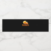 Trumpkin Pumpkin Pie Funny Thanksgiving Geschikt v Waterfles Etiket (Enkel label)