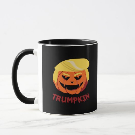 Trumpkin Scary Halloween Gift Classic Mok (Links)