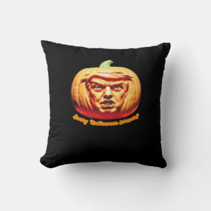 Trumpkin Scary Halloween Pumpkin Best Art Design C Kussen