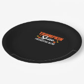 Trumpkin Spice Halloween Thanksgiving Funny Papieren Bordje (Gekanteld)