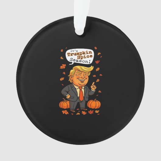Trumpkin Spice Seizoen Classic Ornament (voorkant)