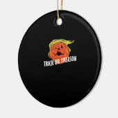 Trumpkin - Trick or Treason Halloween Keramisch Ornament (Links)