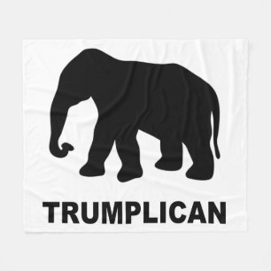 Trumplican Popular Pro Donald Trump vet Fleece Deken