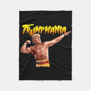 Trumpmania - Donald Trump 2024 Grappige kleding vo Fleece Deken