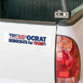 Trumpocrat - Democraten voor Trump Bumpersticker (Op Truck)