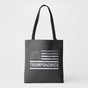 Trumponomics Amerikaanse Verkiezingsvlag Trump Rep Draagtas