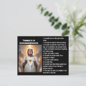 Trumps 10 geboden briefkaart (Staand voorkant)