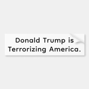 Trump's Amerikaanse Terreur Hankamer Artjunkhaus S Bumpersticker