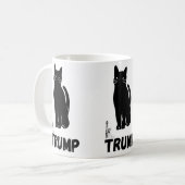 Trumps black cat mugs koffiemok (Voorkant links)
