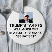 Trumps Button van tarieven (In situ)