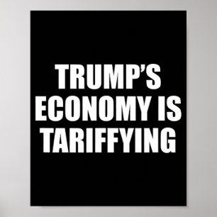 Trump's economie is tarifering van politieke tarie poster