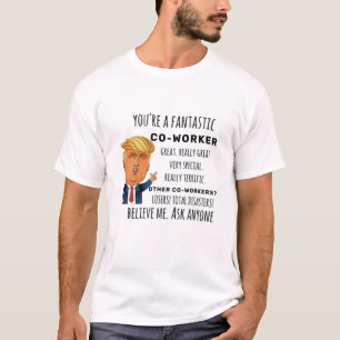 Trumps Medewerker grappig verjaardagscadeau T-shirt