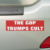 Trump's persoonlijke sekte bumpersticker (Op auto)