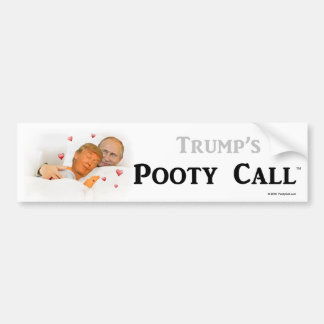Trump's "Pooty Call"-Bumpersticker Bumpersticker