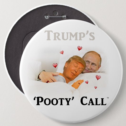 Trump's "Pooty Call"-Button Ronde Button 6,0 Cm (Voorkant /achterkant)