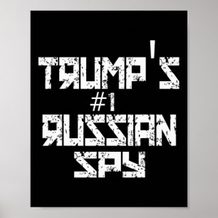 Trump's Russische Spion Funny Conservatieve Trump Poster
