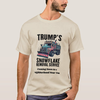 "Trump's Sneeuwvlok Verwijderingsdienst - Patriot T-shirt