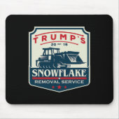 Trump's Snowflake Removal Service Grappig Donald T Muismat (Voorkant)
