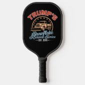 Trump's Snowflake Removal Service Trump 2024 Pickleball Paddle (Voorkant)