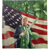 Trump's St. Paddy Douchegordijn (Voorkant)