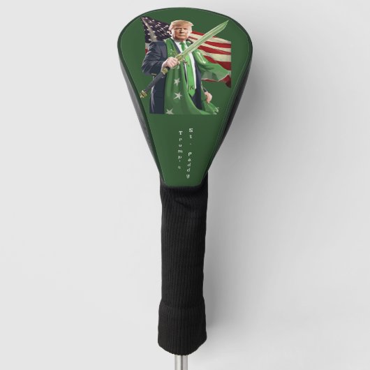 Trump's St. Paddy Golfheadcover (Voorkant)