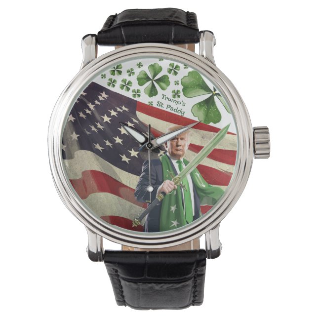 Trump's St. Paddy Horloge (Voorkant)