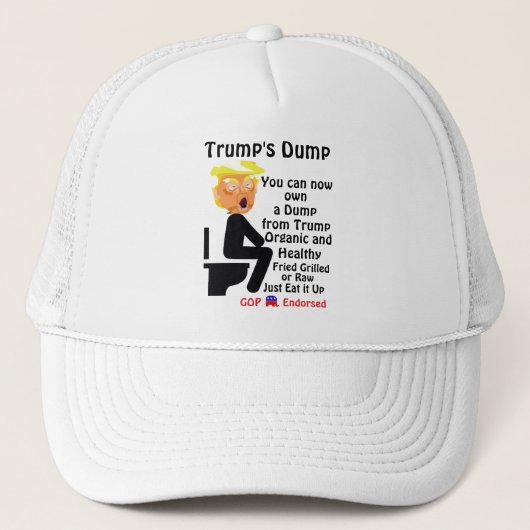 Trump's Trucker Hat Trucker Pet (Voorkant)